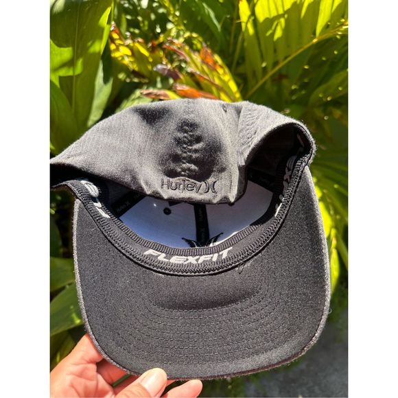 ❌Sold MEN’S or Women’s HURLEY GREY STRETCH Baseball Cap HAT SZ L/XL - Picture 5 of 6
